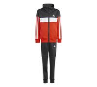 Tuta da ginnastica glitterata per bambini adidas Tiberio 3-Stripes Colorblock Noir 7/8 anni