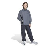 adidas Mixte enfant COLOR BLOCK WOVEN TRACKSUIT, grey six/black/white, 7-8 Years