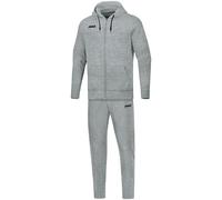 JAKO Base mit Kapuze, Tuta da Jogging. Uomo, Marne Grigia Chiara, 4XL