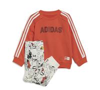 Tuta da ginnastica per bambini adidas Disney Mickey Mouse Rouge 3/4 anni