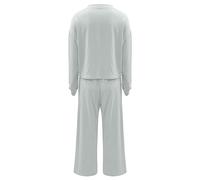 Tuta da jogging da donna, in 2 pezzi, per autunno e inverno, per il tempo libero, per la casa, a maniche lunghe, a gamba larga, pantaloni sportivi da donna a maniche lunghe, abbigliamento sportivo da