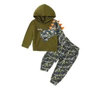 Tuta da Jogging per Bambini Abbigliamento Sportivo 2 pezzi Neonati maschietti Autunno Completa Set Maniche Lunghe e Pantaloni Tinta Unita Felpa con Cappuccio Ragazzi Ragazze