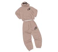 Tuta da jogging per bambini e bambine, Completa Invernale con Stampa Completo Felpa con Cappuccio e Pantaloni Sportivi 2 Pezzi Set Anime Moda Tracksuit Tute da Jogging Y2K Streetwear (25,140)