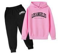 Tuta Da Jogging Per Bambini Felpata Ginnastica Calcio Ragazzo Cordinata Felpa Full Print E Pantalone Ragazzi Top Pantaloni 2 Pezzi Unisex Modelli Bambina Ragazze Sportiva