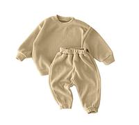 Tuta da Jogging per Bambini,Felpata Ginnastica Ragazzi Felpa E Pantaloni Maniche Lunghe Girocollo con Cappuccio Moda Manica Lunga Jogging,la Casa,Scuola, Spesa