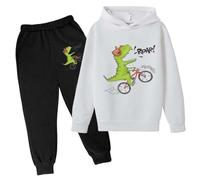 Tuta da Jogging per Bambini Ragazzi Felpa Pullover Set Inverno con Tasche Solid Color Cotone Completo di Abbigliamento Ragazzo Tute Sportive Bambina 2-14 Anni