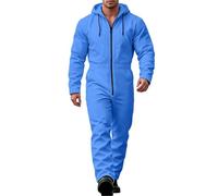Tuta da lavoro da uomo con cappuccio, maniche lunghe, cerniera intera, resi | Abbigliamento Uomo Giovanile Elegante Leggera Spaccio E Antico Tabacco Indiani Oro Scribano Tendenza Andare