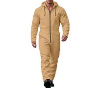 Tuta da lavoro da uomo con cappuccio, maniche lunghe, cerniera intera, resi | Abbigliamento Uomo Giovanile Elegante Leggera Spaccio E Antico Tabacco Indiani Oro Scribano Tendenza Andare