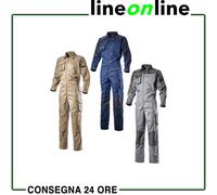Diadora Tuta da lavoro Coverall Utility Poly multitasche porta utensili Blu scuro EU M