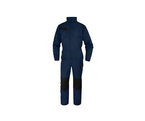 Tuta da lavoro M1CO2 - taglia L - twill/poliestere/cotone - blu/arancio - Deltap