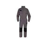 Tuta da lavoro M1CO2 - taglia L - twill/poliestere/cotone - grigio - Deltaplus