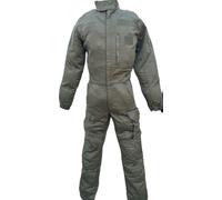 TUTA da lavoro militare misto cotone pesante verde 300gr