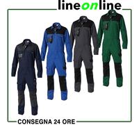 Tuta da lavoro Siggi Tago elasticizzata in cotone multitasche