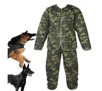 Tuta da morso per addestramento cani,Tuta da morso per addestramento cani poliziotto,protezione per il corpo,Esercita l'agilità del tuo cane,Giacca e pantaloni,per 165-185 cm