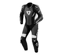 Tuta da moto bianca e nera Revit Control 54