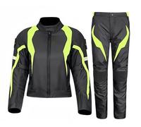 Tuta Da Moto Da Donna In Tessuto, Modello Touring, Impermeabile, Con Protezioni CE. Adatta Per L'estate E L'inverno. Green,M