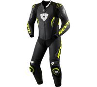 Tuta da moto Revit Argon 3 nero-giallo fluo 56