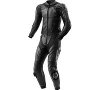 Tuta da motociclista in pelle Rebelhorn Inferno due pezzi nera 50