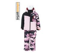 TUTA DA NEVE COMPLETO SCI BAMBINA ASTROLABIO AST YJ7N-T76C-3C col rosa/nero