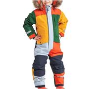 Tuta da Neve Invernale per Bambini, Impermeabile e Calda, per Esterni, Bambini, Ragazzi e Ragazze, A01-multicolore 12-13 Anni
