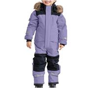 Tuta da Neve Invernale per Bambini, Impermeabile e Calda, per Esterni, Bambini, Ragazzi e Ragazze, A03-viola, 8-9 Anni