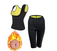 Tuta da sauna da donna Body Shaper Gilet da donna Corsetto in neoprene Top e