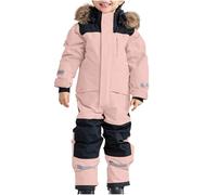 Tuta Da Sci Bambina 2 Pezzi Con Tasche Imbottiti Set Tute Antivento Impermeabili Completo Piumino E Pantaloni Con Cappuccio Caldo Abbigliamento Neve Per All'Aperto