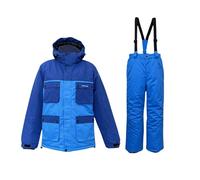 Tuta da Sci Bambino 12 Anni - Tuta Invernale Sci Bambine Set Completo con Cappuccio Impermeabile E Isolante per attività sulla Neve (Light Blue 150)