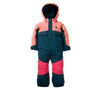 Tuta da sci Burton Toddlers' 2L One Piece (Peach Echo/Deep Emerald) Bambino 3T