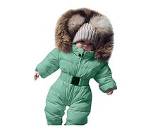 Tuta Da Sci Per Bambina Set Con Cappuccio Snowsuit Caldo Invernale Giacca Cappotto Giubbotto Neonato Invernale Tuta Imbottita Neonato Per Invernale Tute Sci Bambini Tuta Da Neve Bambina 0-24 Mesi