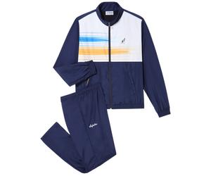 Tuta da tennis da uomo Australian Tuta Smash Stampa Brush - blu cosmo - Blu (S)