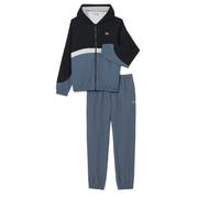 Tuta da tennis da uomo Lacoste Sport Printed Colour Block - black/grey - Nero, Grigio (L)