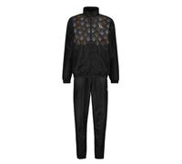 Tuta da tennis da uomo Sergio Tacchini Punte - black/apricot - Nero (M)