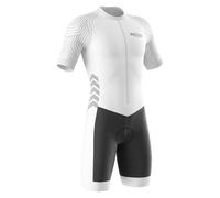 Tuta da Triathlon a Maniche Corte da Uomo,Triathlon Unisex,MTB Body Trisuit Cycling Skinsuit,2024 Nuovi Tuta da triathlon da uomo con imbottitura in gel