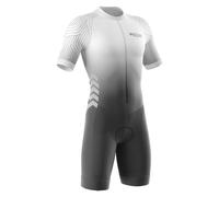 Tuta da Triathlon a Maniche Corte da Uomo,Triathlon Unisex,MTB Body Trisuit Cycling Skinsuit,2024 Nuovi Tuta da triathlon da uomo con imbottitura in gel (Typ-10,L)