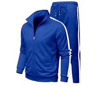 Tuta da uomo alla moda in due pezzi con cappuccio, pantaloni da jogging per tutti i giorni, tempo libero, sport, comoda abbigliamento sportivo