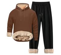 Tuta Da Uomo Completa Jogging Sportiva Set Taglie Forti Casual Abbigliamento Moda Leggero felpa con cappuccio pantaloni felpati per autunno e inverno