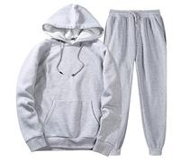 Tuta Da Uomo Invernale Ginnastica Palestra Abbigliamento Sportiva Suit Tracksuit Felpata Leggero Zip Felpa Con Cappuccio e Pantaloni Ragazzi Uomi