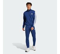 adidas Uomo Sportswear Basic 3 Stripes Tricot Track Suit, Dark Blue, XL