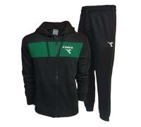 TUTA DIADORA 182072 HD FZ COTONE BLU NERO