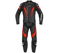 Tuta Divisa In Pelle Spidi Laser Touring Nero Rosso UOMO 54