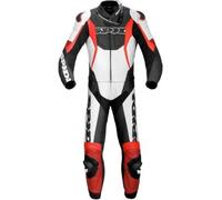 Tuta Divisa In Pelle Spidi Sport Warrior Touring Nero Rosso UOMO 46