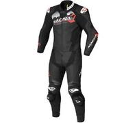 Tuta Divisibile In Pelle Macna Blitz 2pc Nero Bianco UOMO 50