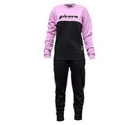 TUTA DONNA 100 G/COLLO CON BANDA IN FELPA LILLA/NERO Tg. M