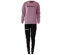 TUTA DONNA 104 G/COLLO CON PAILLETTES IN FELPA VIOLA/NERO Tg. XS