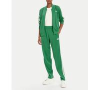 Tuta donna acetata Adidas Essentials 3-STR JD2687 verde-bianco