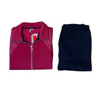TUTA DONNA CMP CAMPAGNOLO FELPATA GINNASTICA ZIP SPORT PALESTRA COTONE INVERNO