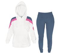 Tuta Donna DIADORA Cappuccio Full Zip - Cotone Garzato 3 Colori Art.795