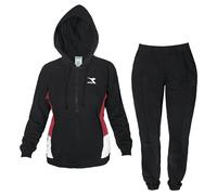 Tuta Donna DIADORA Cappuccio Mezza Zip - Cotone Garzato 2 Colori Art.786