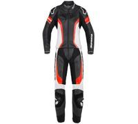 Tuta Donna Divisa In Pelle Spidi Laser Touring Lady Nero Rosso DONNA 48
